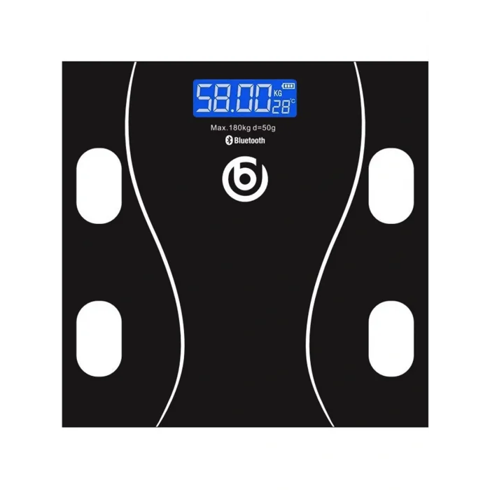 Dijital Baskül Yağ Su Kas Vücut Kitle Endeksi Kilo Ölçer Tartı Vücut Analiz Cihazı Akıllı Tartı