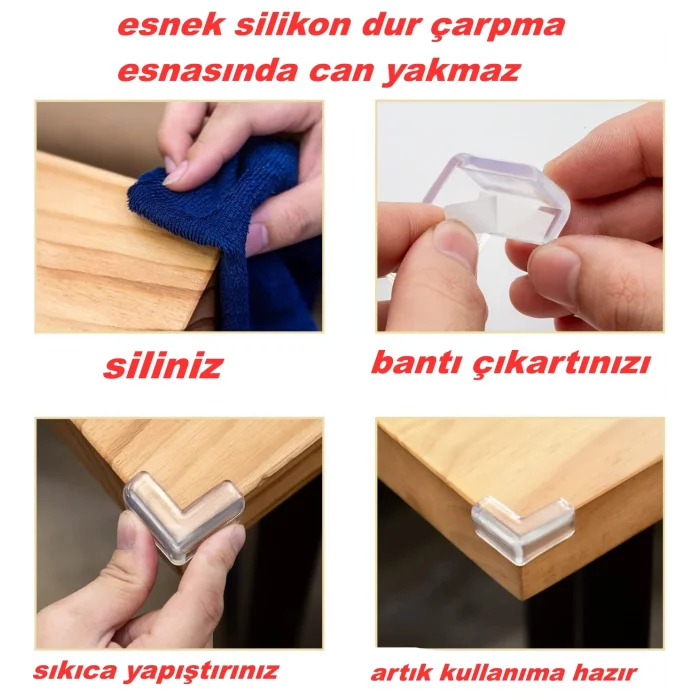 Masa Kenar Koruyucu 4 Adet