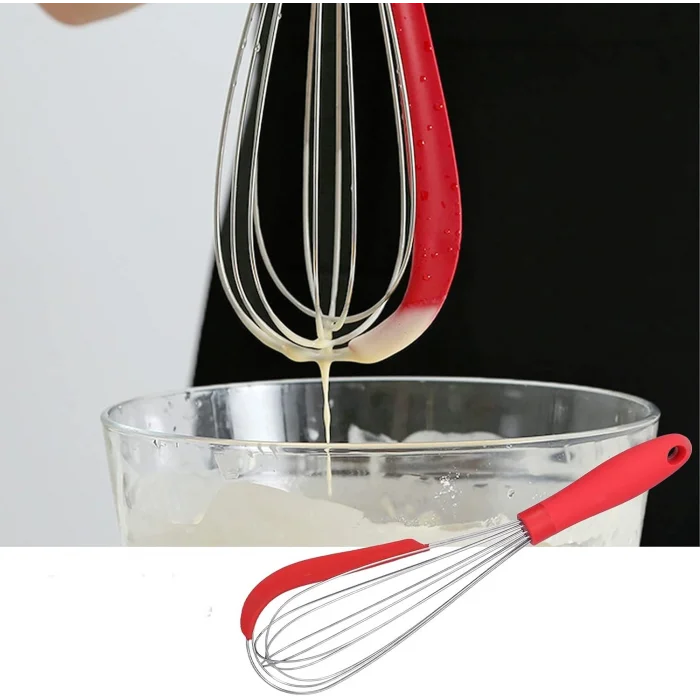 Silikon Kazıyıcı Çırpma Teli Yumurta Çırpıcı