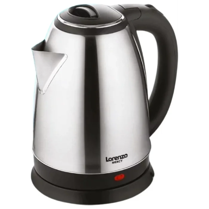 Lorenzo Çelik Kettle 1,8 L Kapasite Gizli Rezistans ve Otomatik Kapanma Özelliğiyle