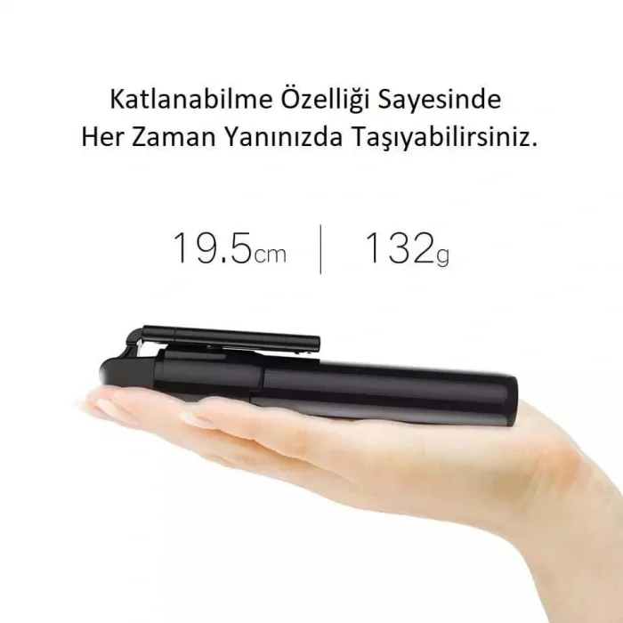 Bluetooth Kumandalı Selfie Çubuğu Tripodlu
