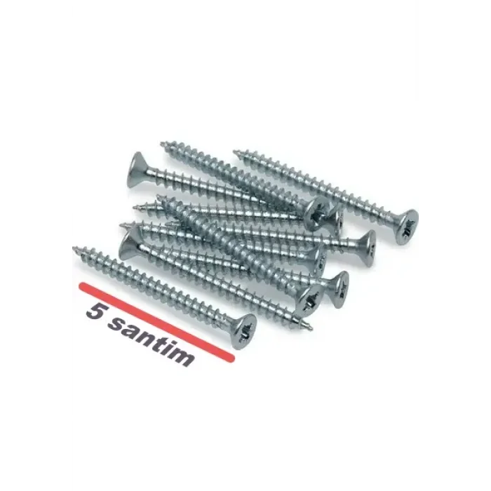 Sunta Vidası 5*50 Mm 8 Adet