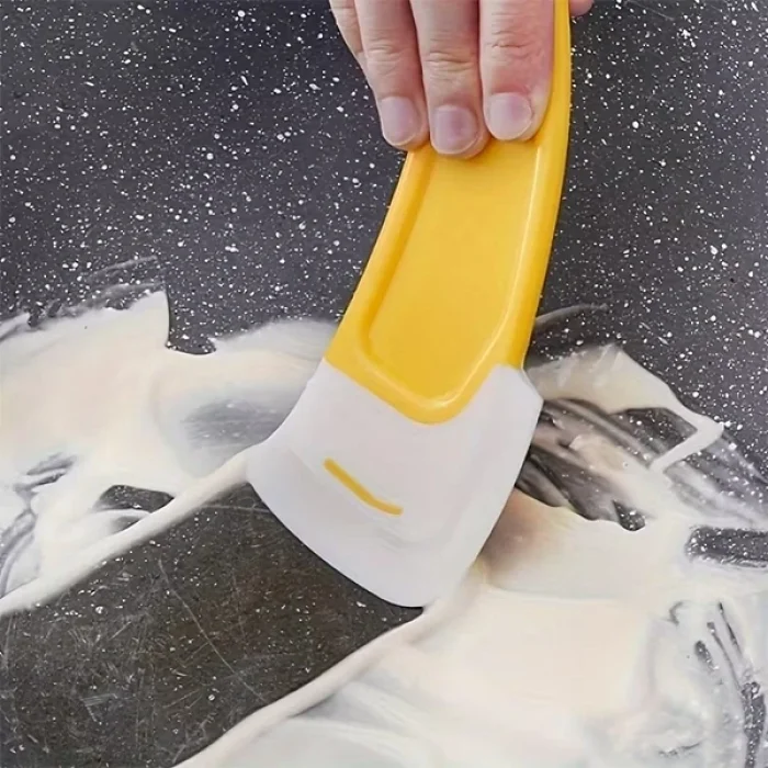 Silikon Uçlu Bulaşık Temizleme Kazıyıcı Spatula Bulaşık Sıyırma Aparatı