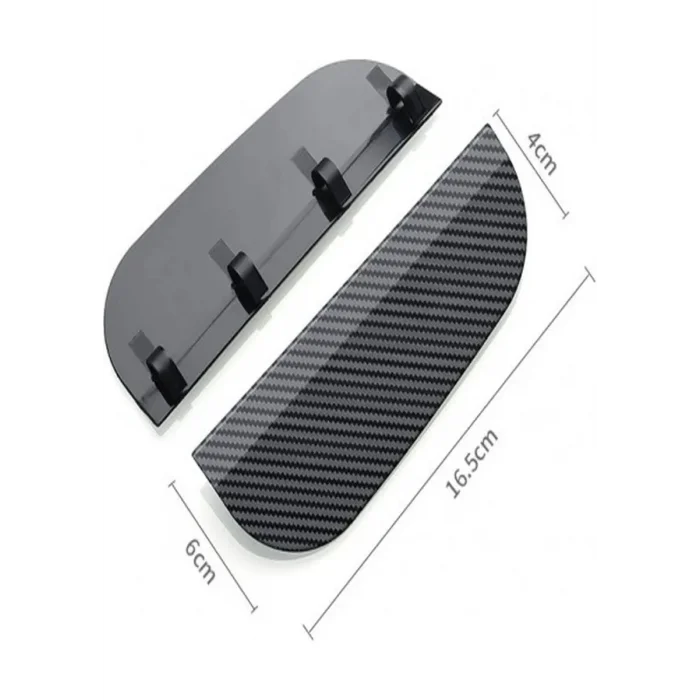 Araba Ayna Yağmur Koruyucu Siper Karbon Desenli