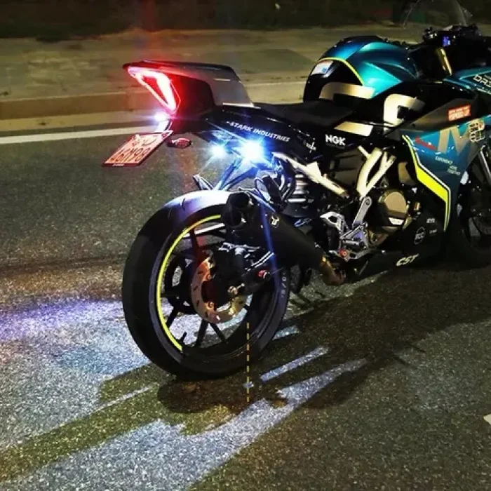 7 Renk Çakarlı Bisiklet Motorsiklet Drone Işığı