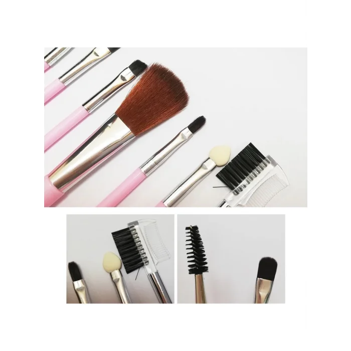 8 Parça Kaş Fırçalı Makyaj Fırça Seti Kaş Tarağı