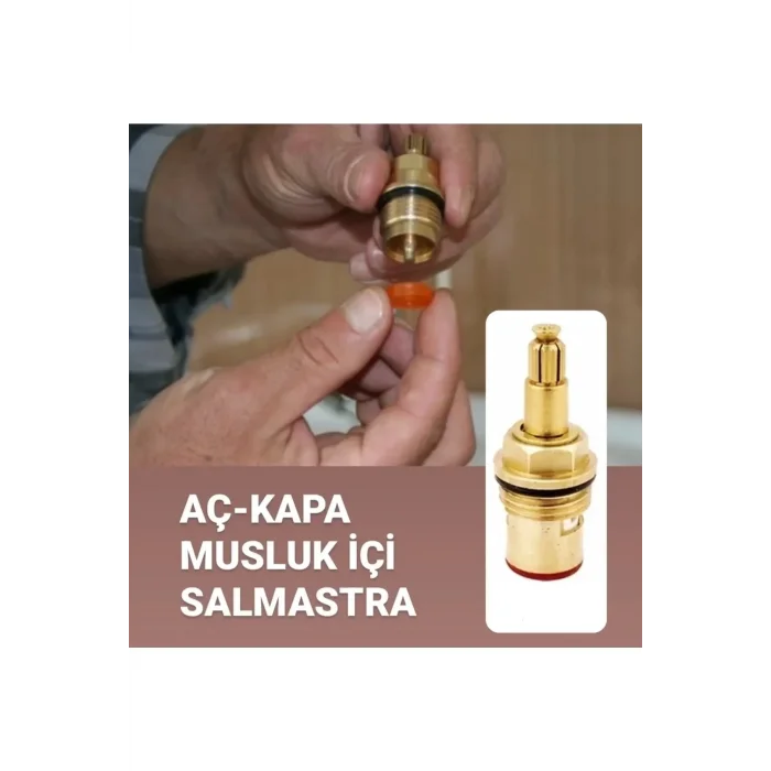 Aç-Kapa Musluk İçi Salmastra Batarya Tek Tur