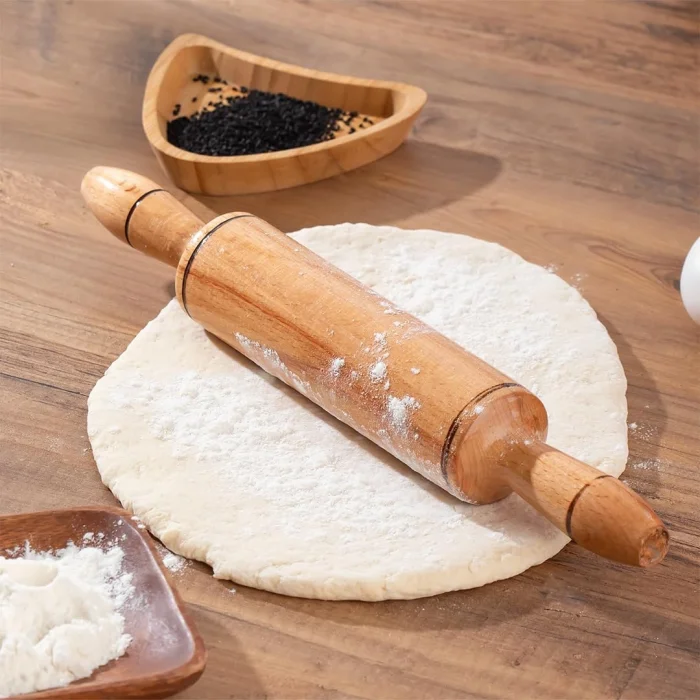 Ahşap Oklava Merdane Hamur Açıcı Oklava