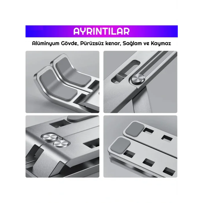 Alüminyum Laptop Standı Ayarlanabilir