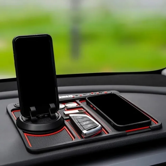 Araç İçi Torpido Üstü Kaymaz Telefon Gözlük Tutucu