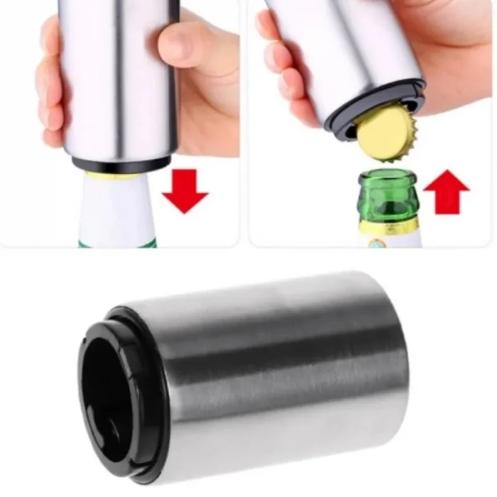 Bas Çek Şişe Açacağı Siyah Renk