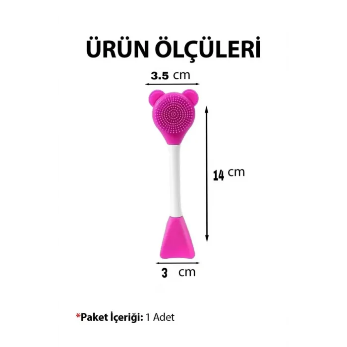 Yüz Temizleme Fırçası Ve Maske Spatulası