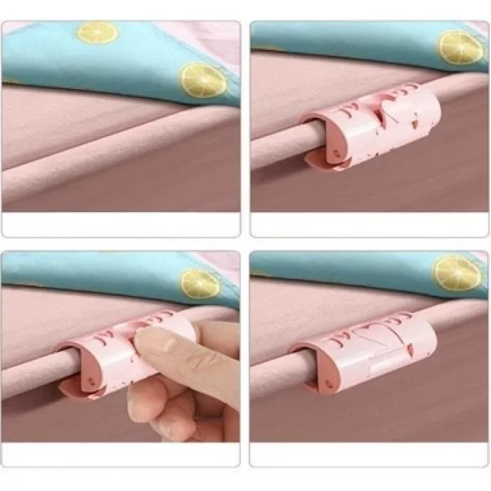 Çarşaf Yorgan Sabitleyici Kaydırmaz Klips 6 Adet