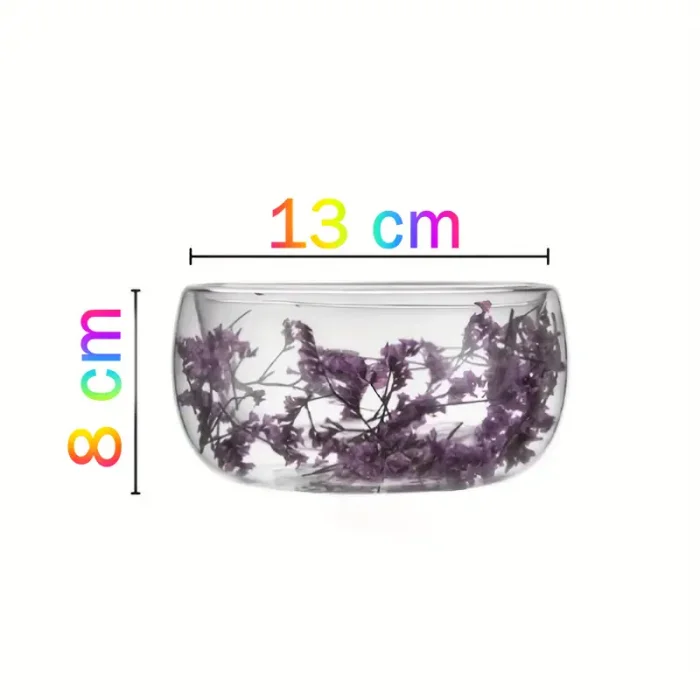 Çiçekli Çift Çındarlı Tatlı Çerez Kasesi El Yakmaz