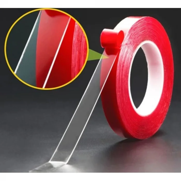 Çift Taraflı Süper Güçlü Şeffaf Bant 2 Metre