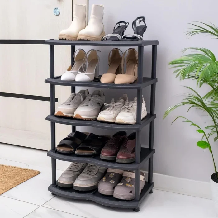 Çiftli Plastik Ayakkabılık 5 Katlı