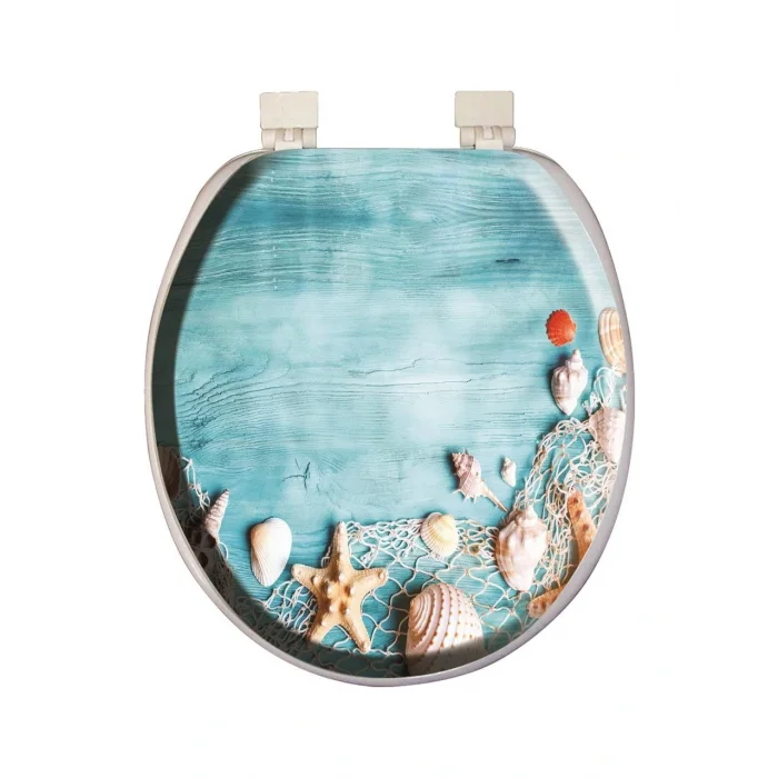 Süngerli Klozet Kapağı Desenli