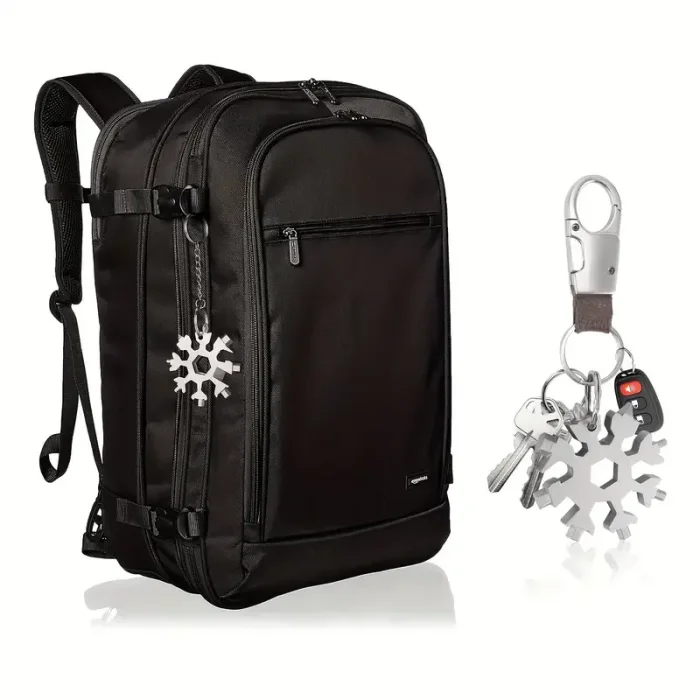 Çok Amaçlı Alyan Tornavida Kar Tanesi Anahtarlık