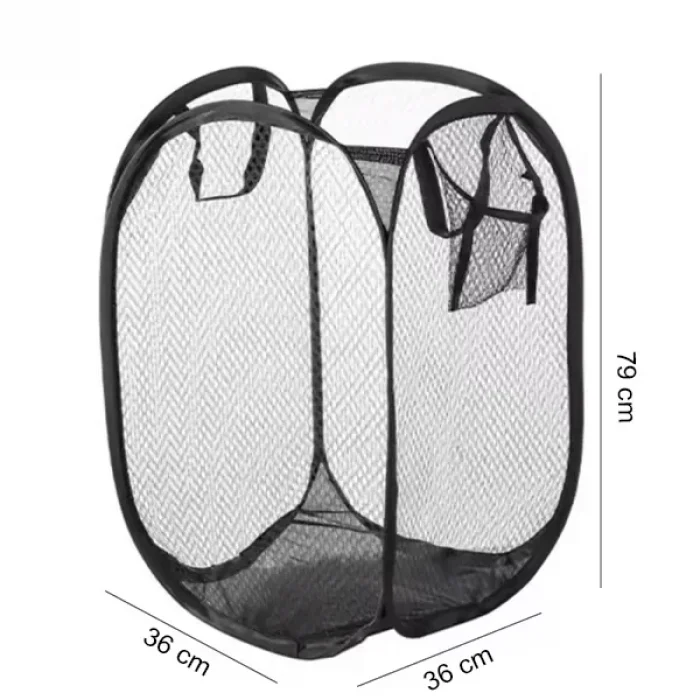 Çok Amaçlı Katlanır Oyuncak Filesi ve Pratik Çamaşır Sepeti