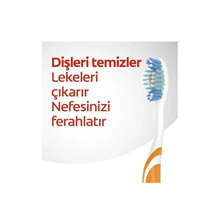 Colgate Üçlü Etki Dil Temizleyicili Arka Dişlere Uzanan Diş Fırçası