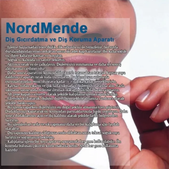 Diş Gıcırdatma Diş Sıkma Çene Sıkma Önleyici Silikon Gece Plağı