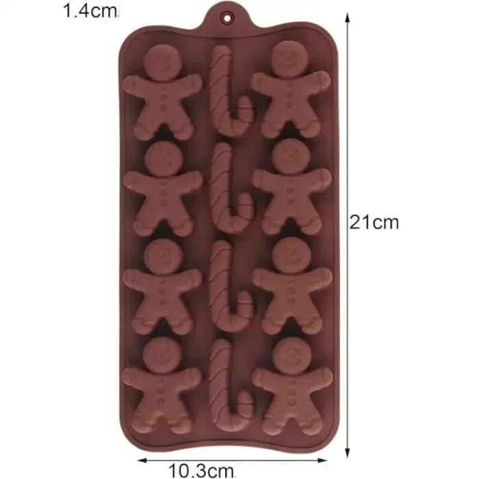 Dubai Çikolata Kalıbı Çok Figürlü Mini Jelibon Şekilli Buzluk Dondurma Kalıpları