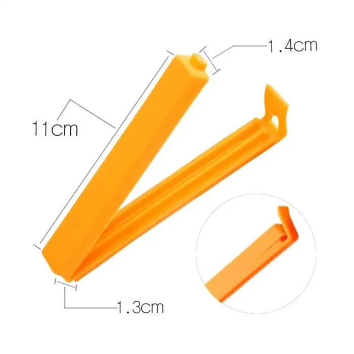 6 Lı Gıda Poşeti Ağzı Kapatma Klips