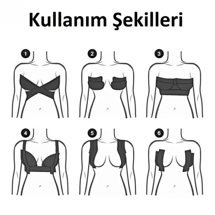 Göğüs Dikleştirici Bant Büyük Boy 3 Cm x 5 Metre