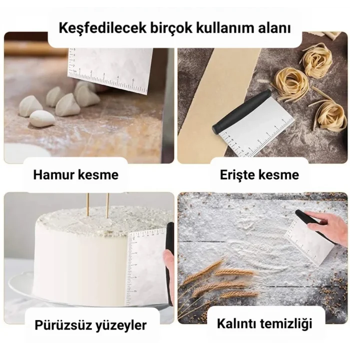Hamur Kesici Çelik Spatula