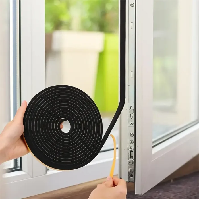 Kapı Pencere Soğuk Toz Geçirmez İzolasyon Fitili Kendinden Yapışkanlı 4 metre