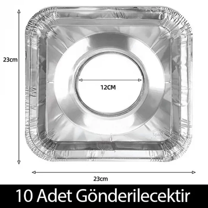 Ocak Üstü Yağ Koruyucu Alüminyum Levha 10 Adet