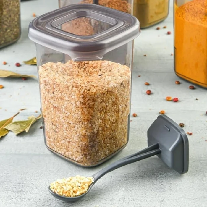 6 Adet Kendinden Kaşıklı Baharatlık