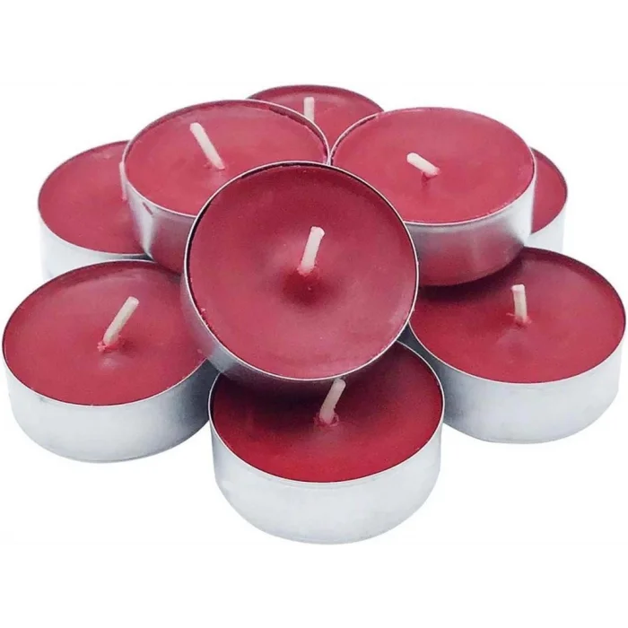 Kokusuz Küçük Renkli Mum 8 lı Tealight Mum Dekoratif Mum