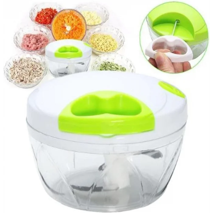 Küçük 3 Bıçaklı Ipli El Rondosu Doğrayıcı Asorti