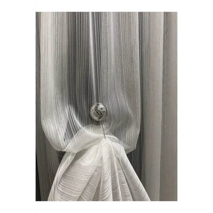 Mıknatıslı Perde Mandalı Tokası Gümüş