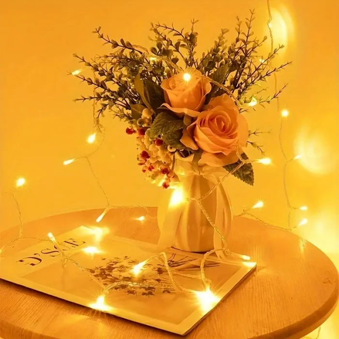 Peri Led Işık 3 Metre Pilli Dekoratif Sarı Renk