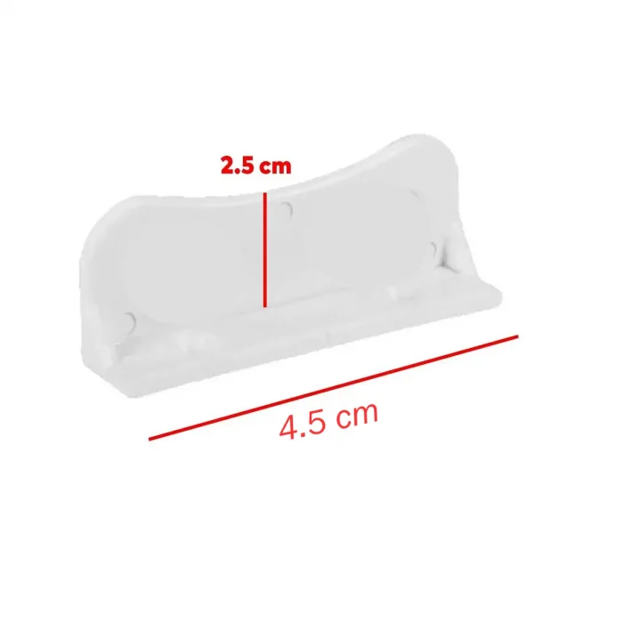 PVC Pencere Kapı Sineklik Kolu Plastik L Tipi Tutucu Tutamağı 2 Adet