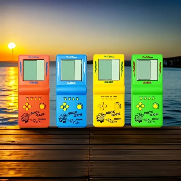 Renkli Tetris El Atarisi Nostaljik Oyuncak