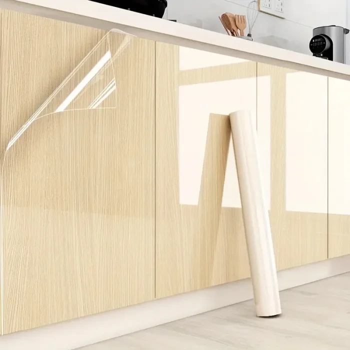 Şeffaf Yapışkanlı Yüzey Koruma Folyosu 45 cm 3 mt