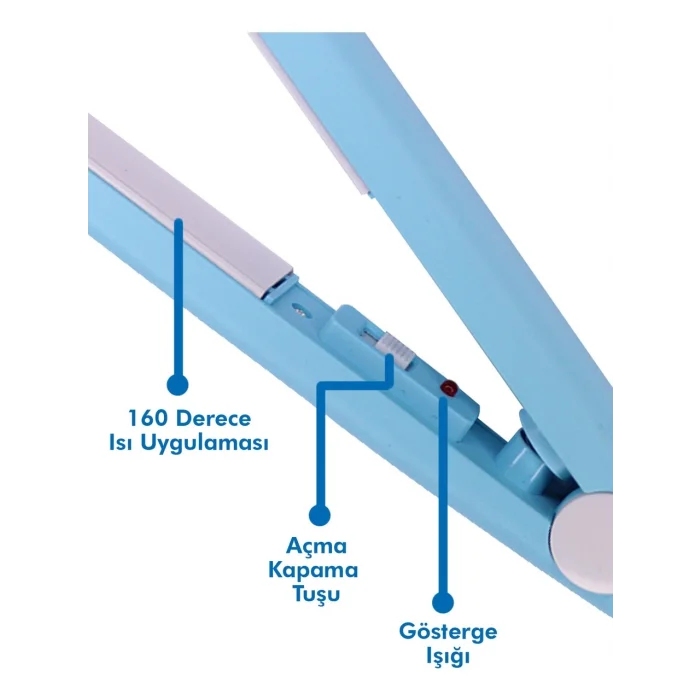 Seyahat Tipi Mini Saç Düzleştirici