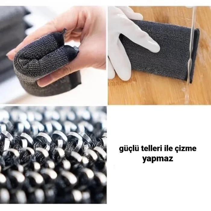 Sihirli inox Paslanmaz Telli Bulaşık Süngeri 1 Adet