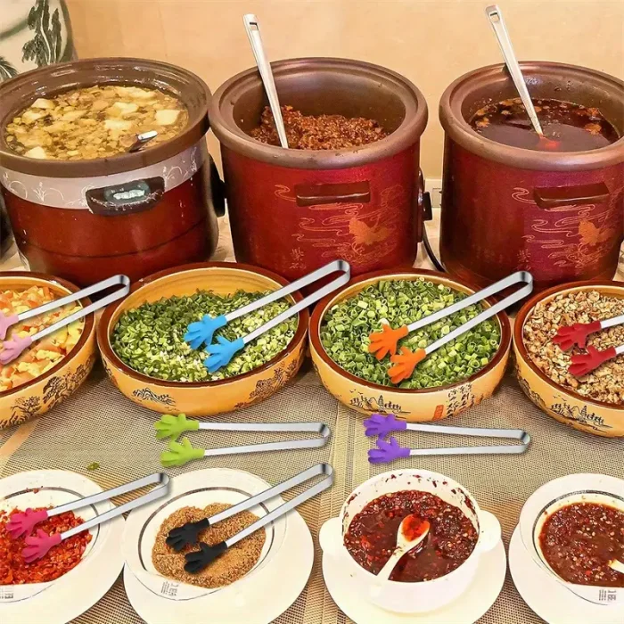 Silikon Parmak Maşa - Şeker Maşası Buz Maşası