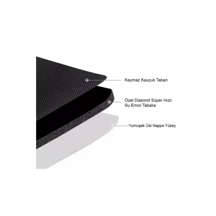 Su Emici Banyo Paspası Pembe renk