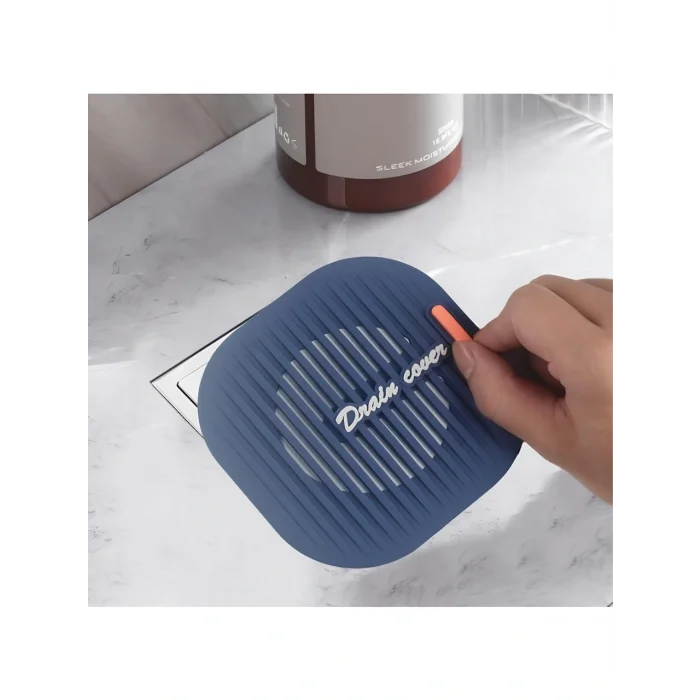 Süzgeçli Lavabo Gider Koruyucu Mat Gri