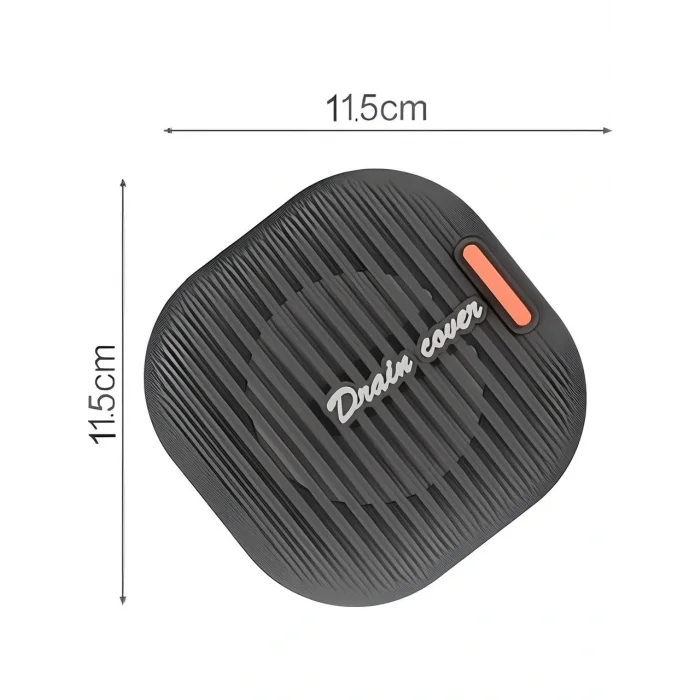 Süzgeçli Lavabo Gider Koruyucu Mat Gri