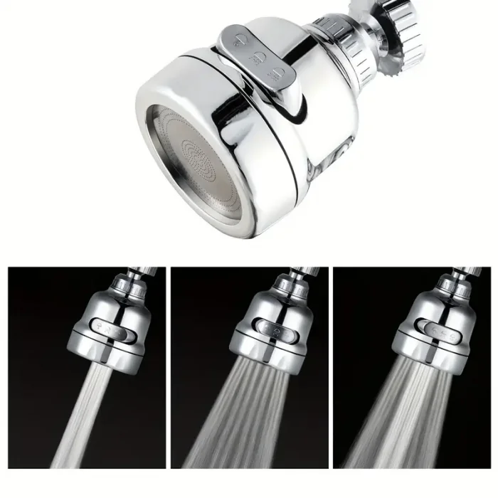 Tasarruflu 3 Fonksiyonlu Musluk Başlığı