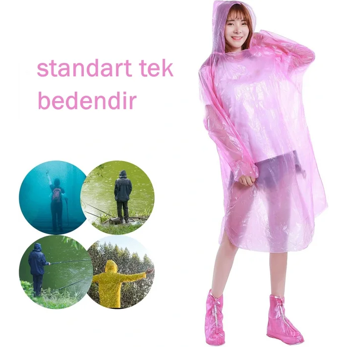 Tek Kullanımlık Kullan At Yağmurluk