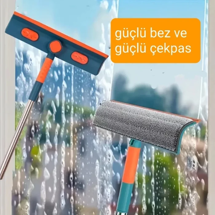 Teleskopik Cam Silme Aparatı