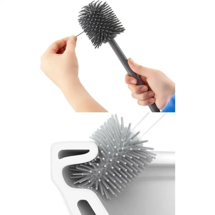 Silikon Tuvalet Klozet Fırçası