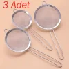 3 Adet Çelik Boy Çay Süzgeci